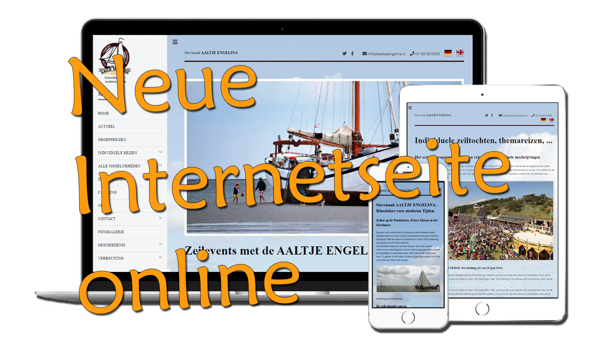 Neue Internetseite online